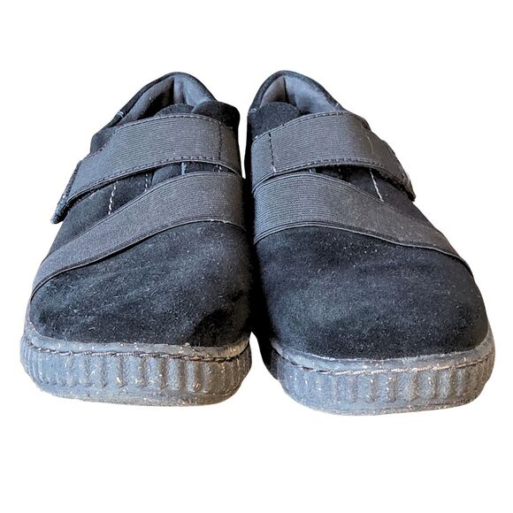 Clarks Caroline Holly Black Suede Slip-On Comfort Loafer Flats Size 9 - Picture 6 of 16